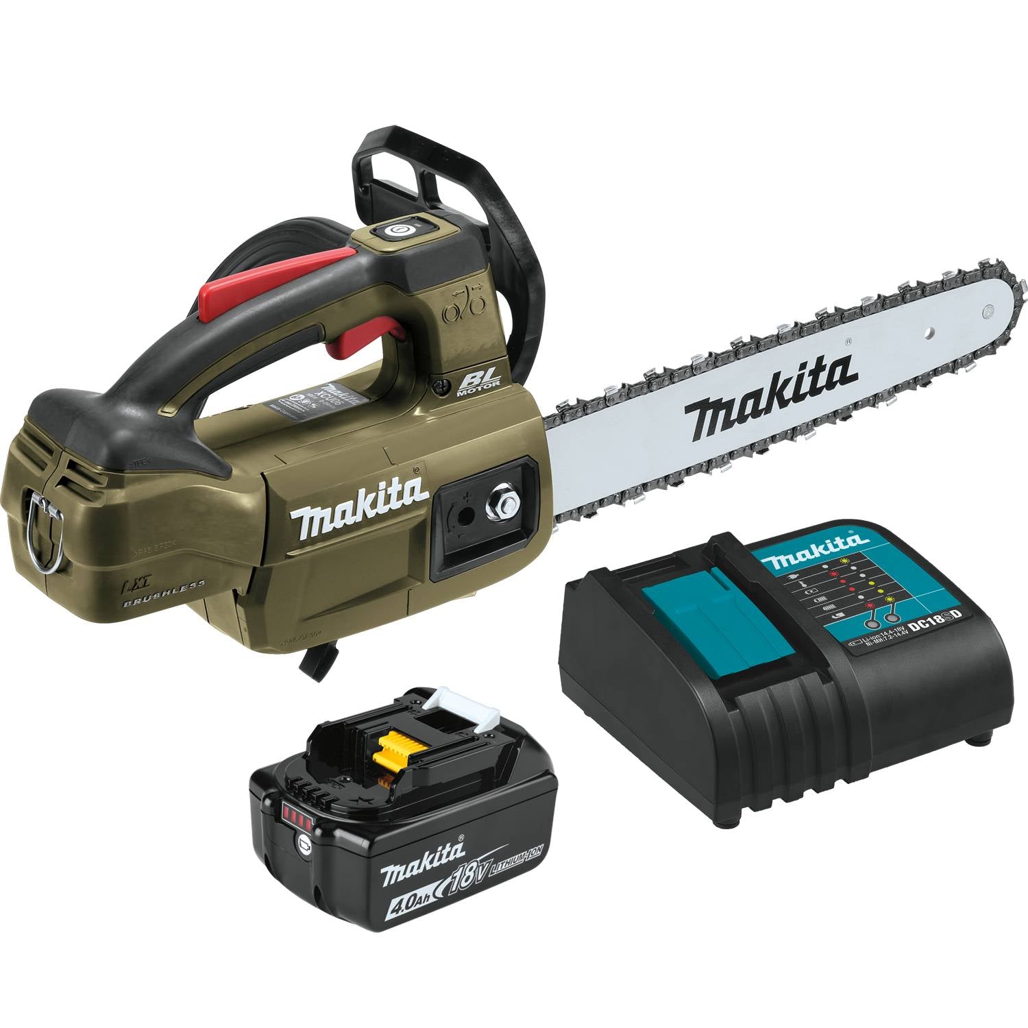 Makita Outdoor Adventure, Makita Outdoor Adventure ADCU10SM1 18V LXT 12" Top Handle Chainsaw Kit