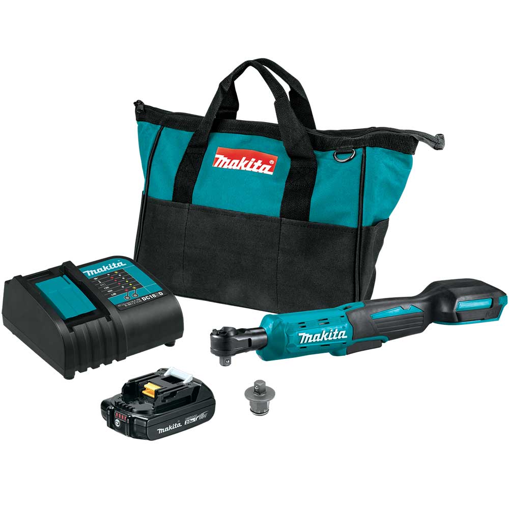 Makita, Makita XRW01SR1 18V LXT 3/8"-1/4" Square Drive Li-Ion Cordless Ratchet Kit