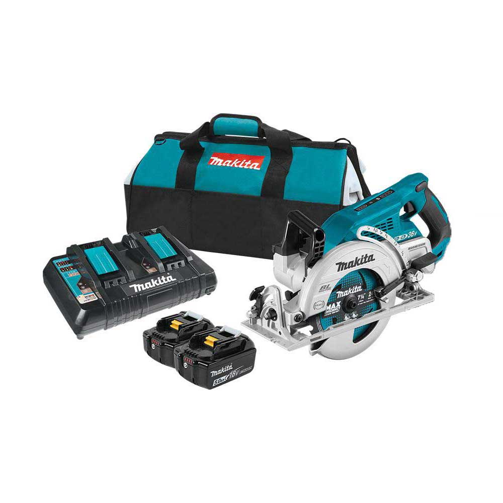 Makita, Makita XSR01PT 36-Volt 7-1/4-Inch X2 LXT Cordless Rear Handle Circular Saw Kit