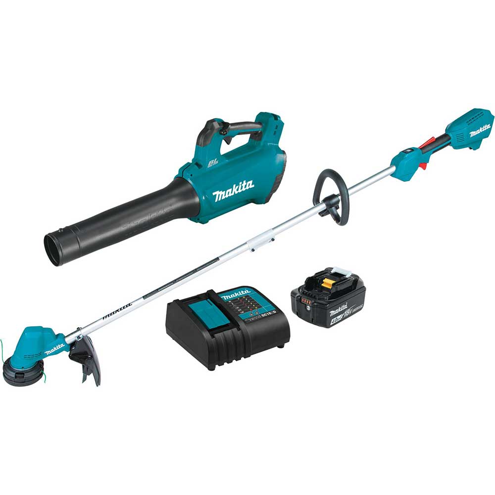 Makita, Makita XT287SM1 18V LXT Li-Ion Brushless Cordless Trimmer/Blower Combo Kit