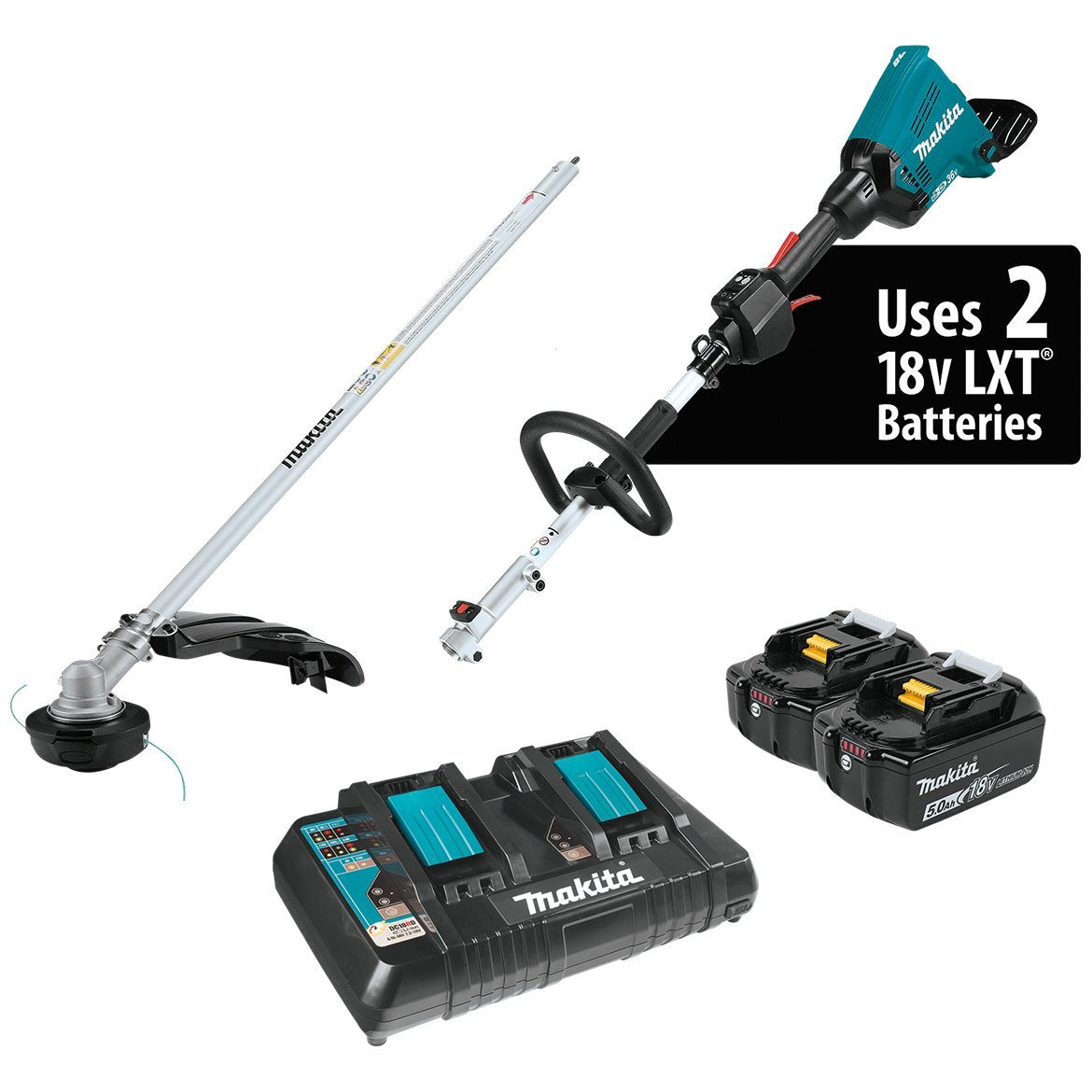 Makita, Makita XUX01M5PT 36-Volt 5.0Ah Cordless Couple Shaft Power Head Attachment Kit