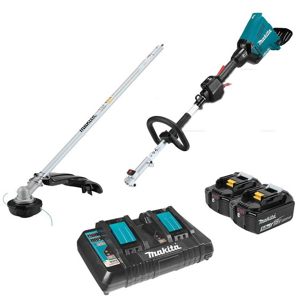 Makita, Makita XUX01M5PT 36-Volt 5.0Ah Cordless Couple Shaft Power Head Attachment Kit