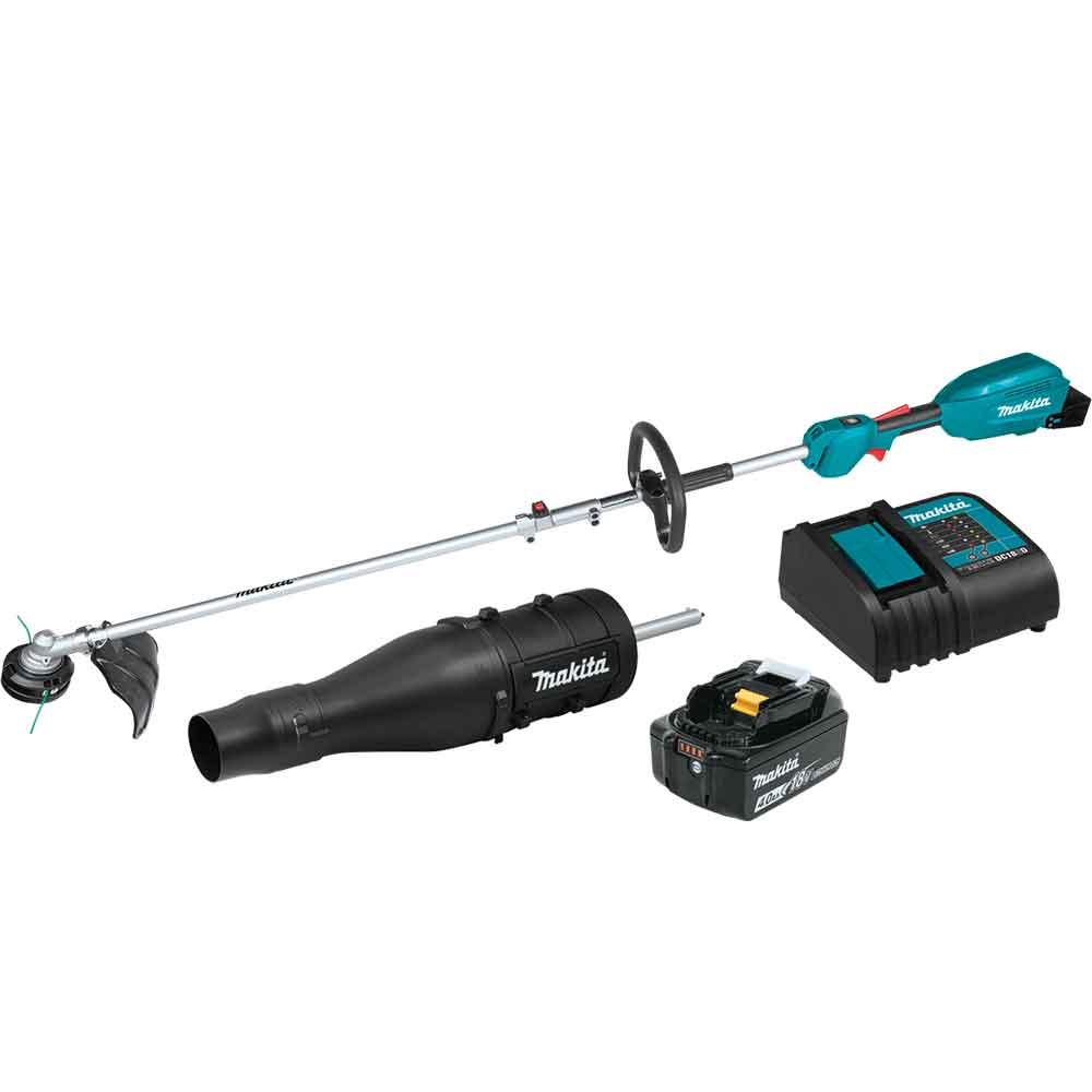 Makita, Makita XUX02SM1X3 18V LXT 13" Li-Ion String Trimmer/Blower Attachment Combo Kit