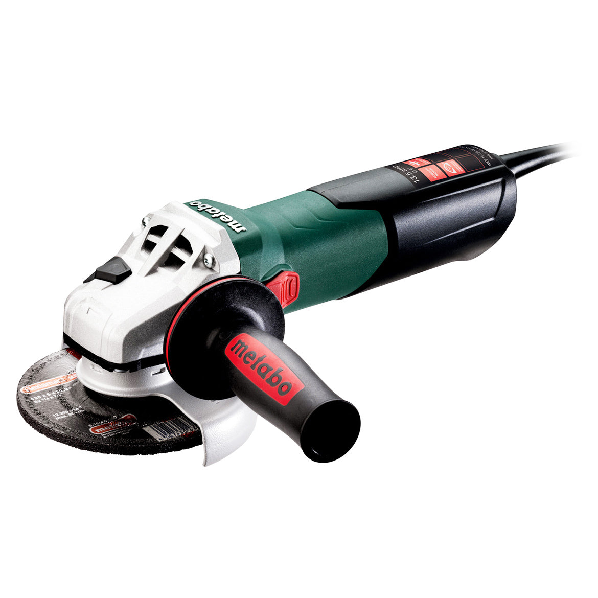 Metabo, Metabo 600562420 5-Inch 13.5-Amp 2,800-9,600 RPM Angle Grinder with Lock-On