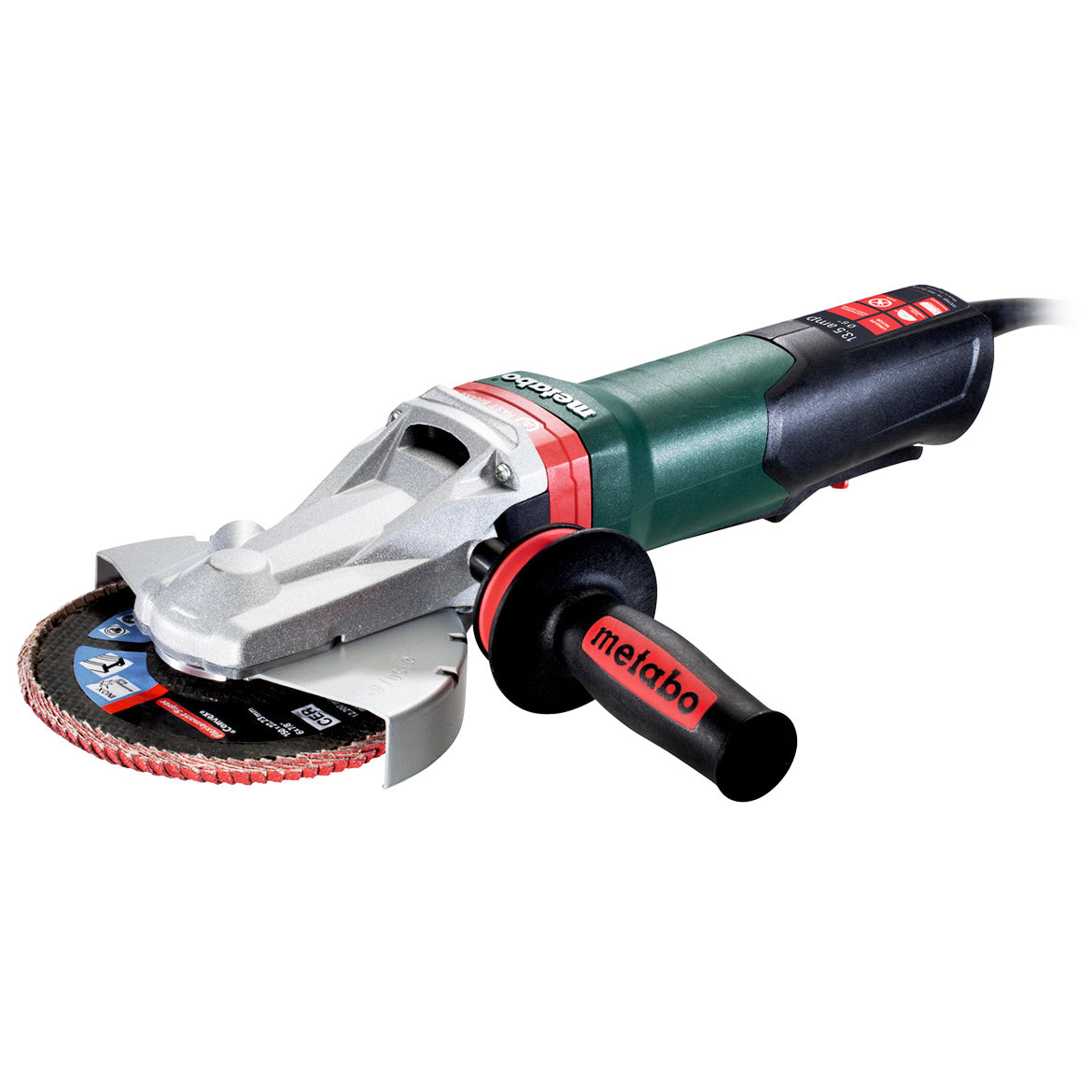 Metabo, Metabo 613085420 6-Inch 13.5-Amp 9,600 RPM Flat Head Grinder with Brake Switch