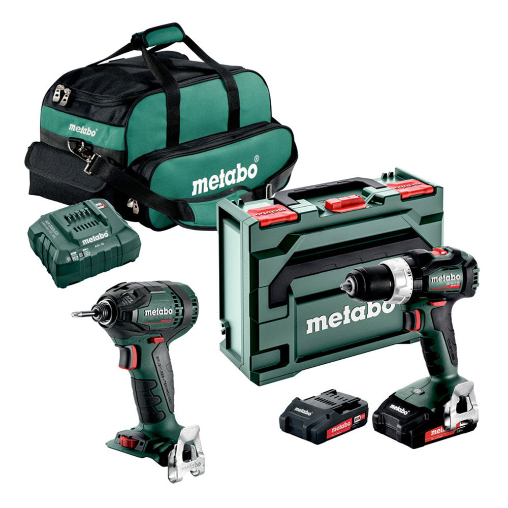 Metabo, Metabo US685162520 18V Brushless LT Hammer Drill LTX Impact Driver Combo Kit