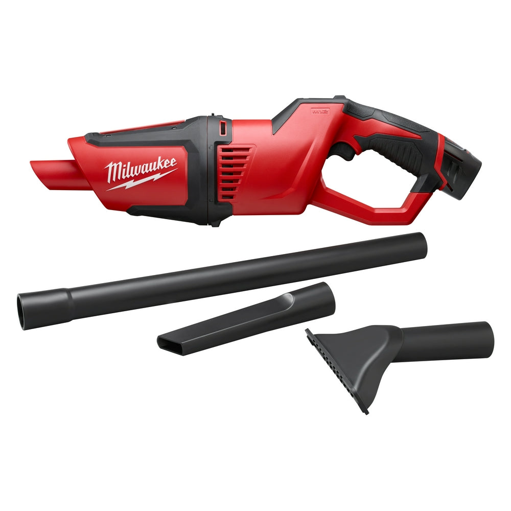 Milwaukee, Milwaukee 0850-20 M12 12V Compact Vacuum w/ Crevice Tool - Bare Tool