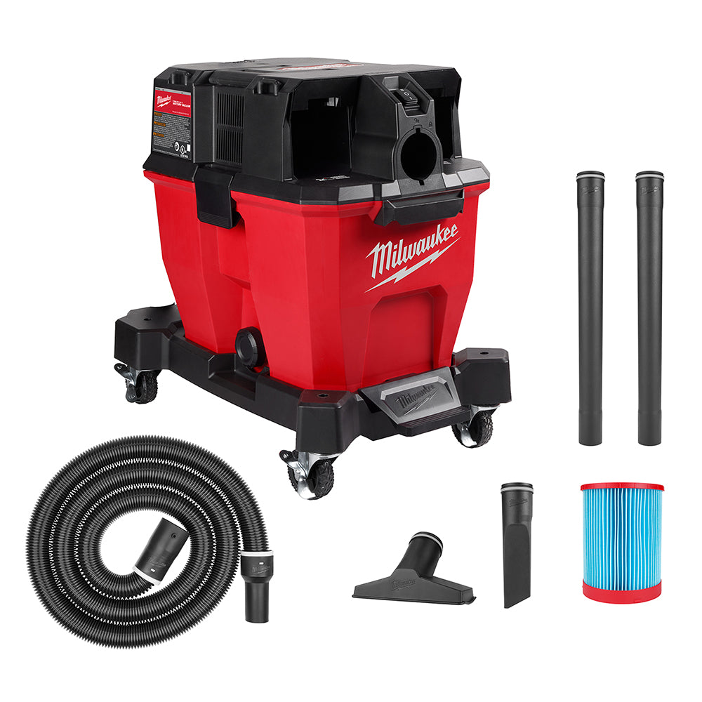 Milwaukee, Milwaukee 0920-20 M18 FUEL 9 Gallon Dual-Battery Wet/Dry Vacuum - Bare Tool