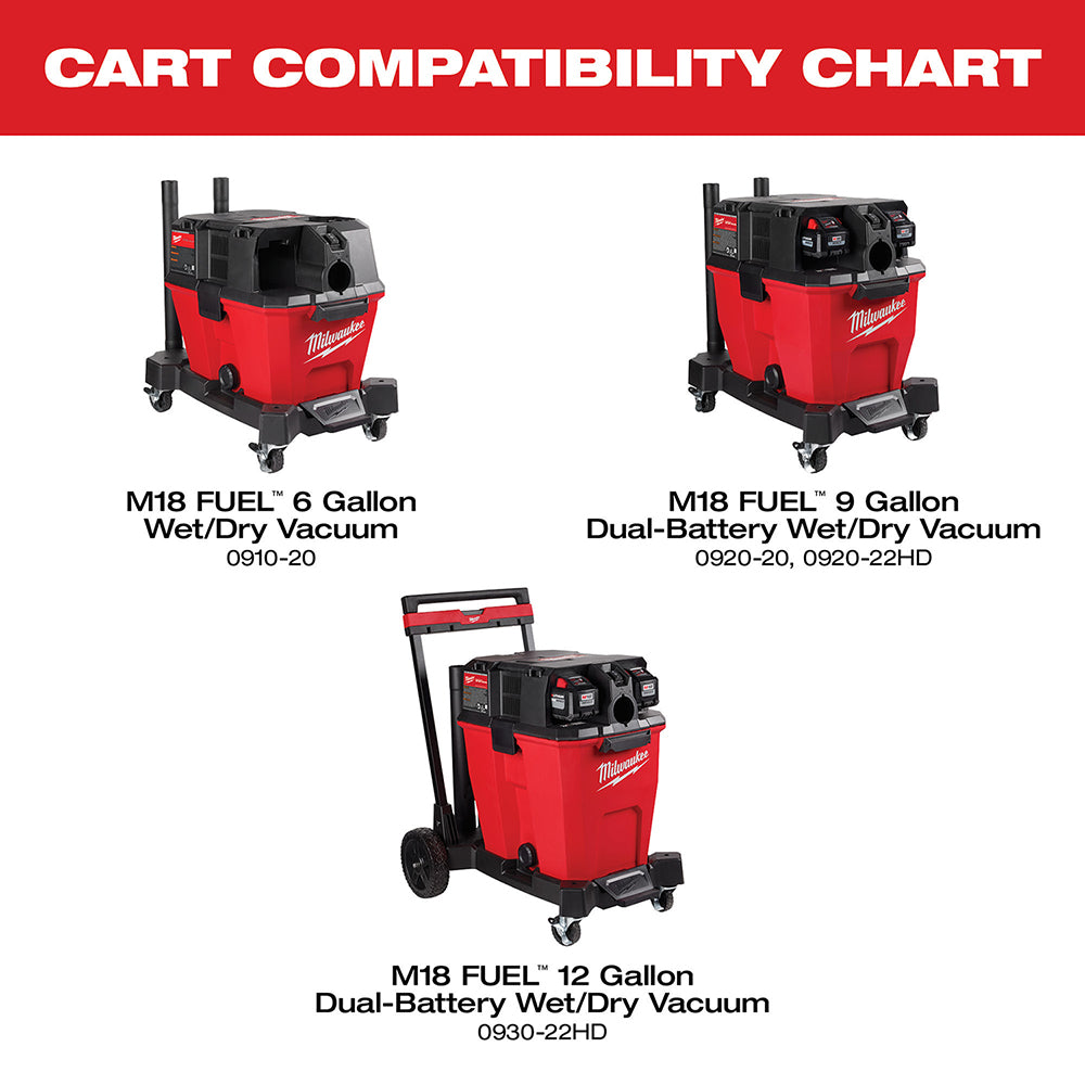 Milwaukee, Milwaukee 0923-20 Wet/Dry Vacuum Cart