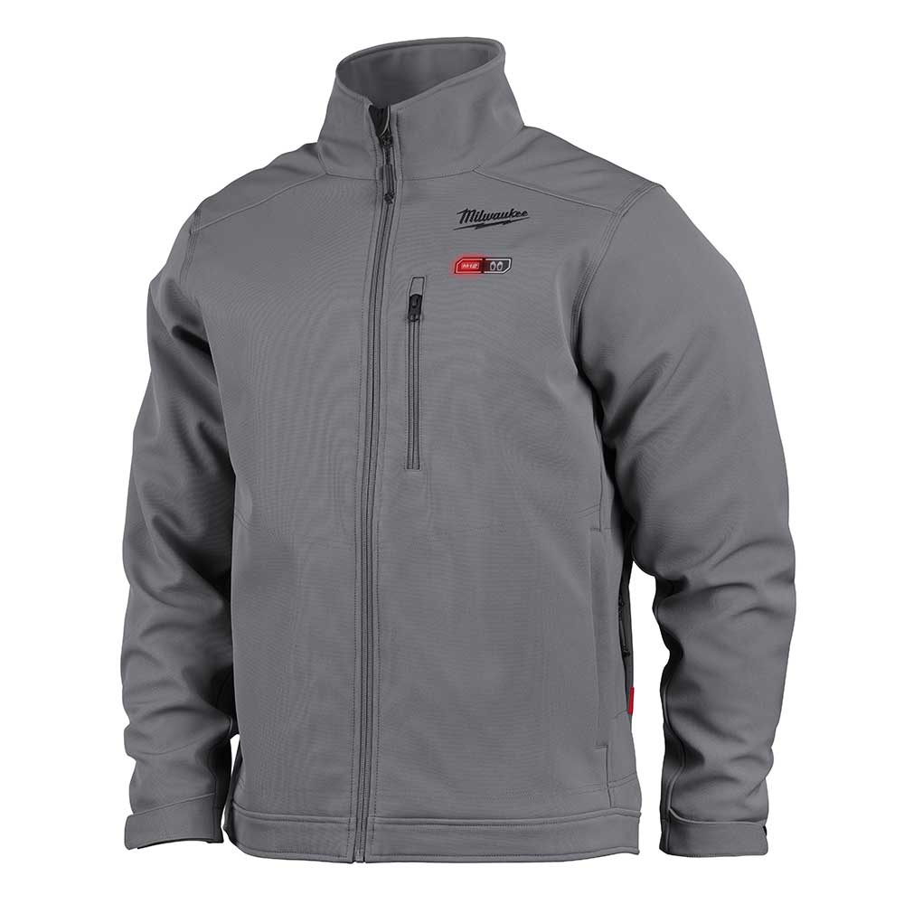 Milwaukee, Milwaukee 204G-21L M12 12V Li-Ion Cordless TOUGHSHELL Large Heated Gray Jacket