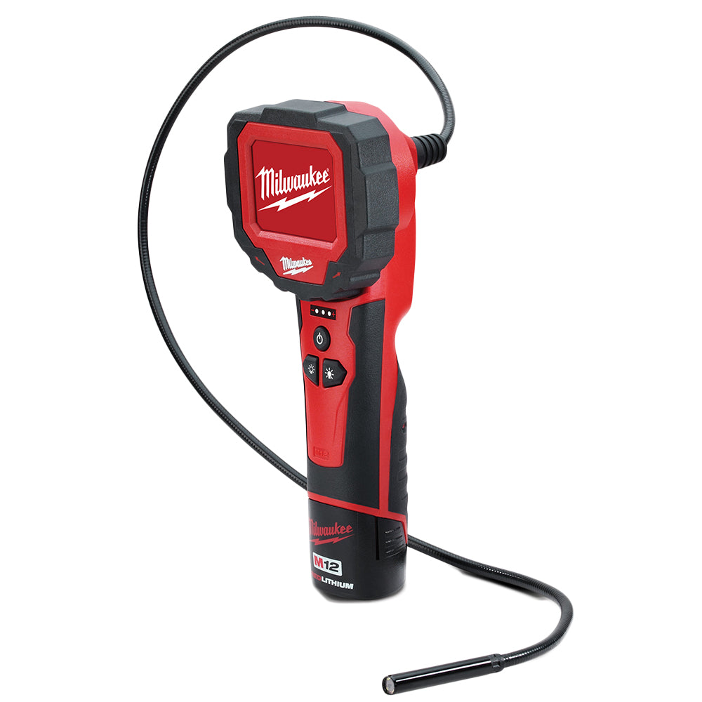 Milwaukee, Milwaukee 2313-21 M12 12V 9mm Camera Lense Digital Inspection Camera Kit