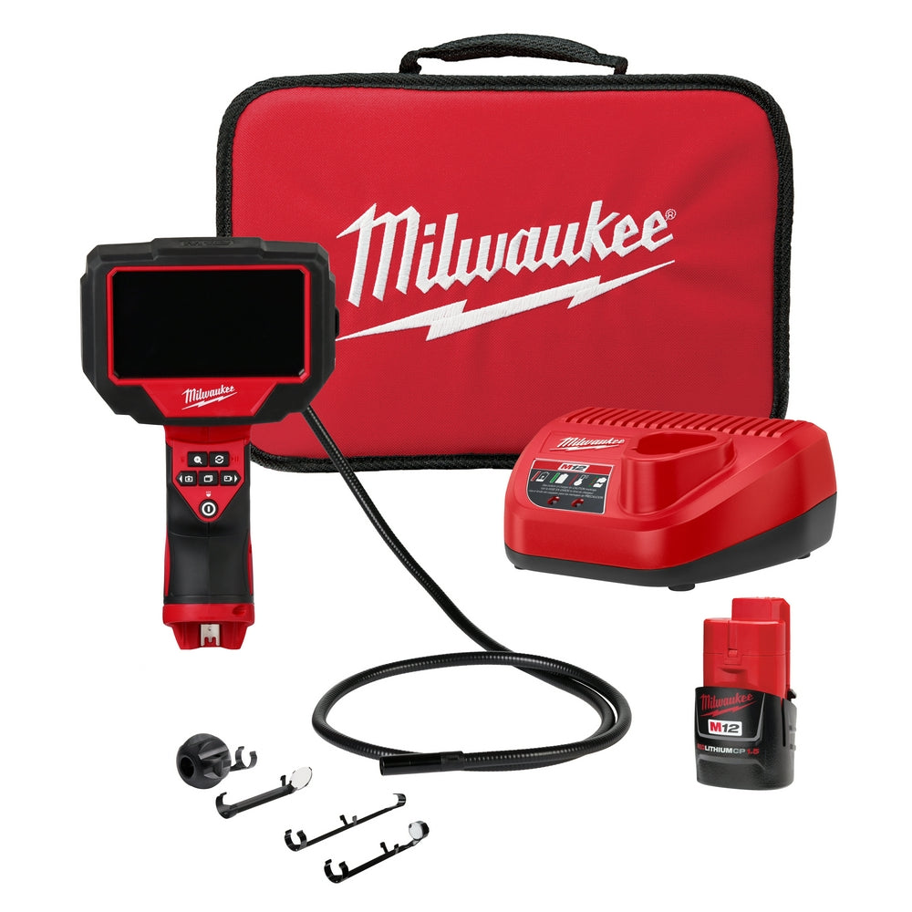 Milwaukee, Milwaukee 2323-21 M12 12V 360 Cordless M-Spector 4' Inspection Camera