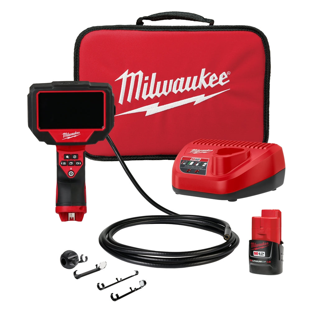 Milwaukee, Milwaukee 2324-21 M12 12V 360 Cordless M-Spector 10' Inspection Camera