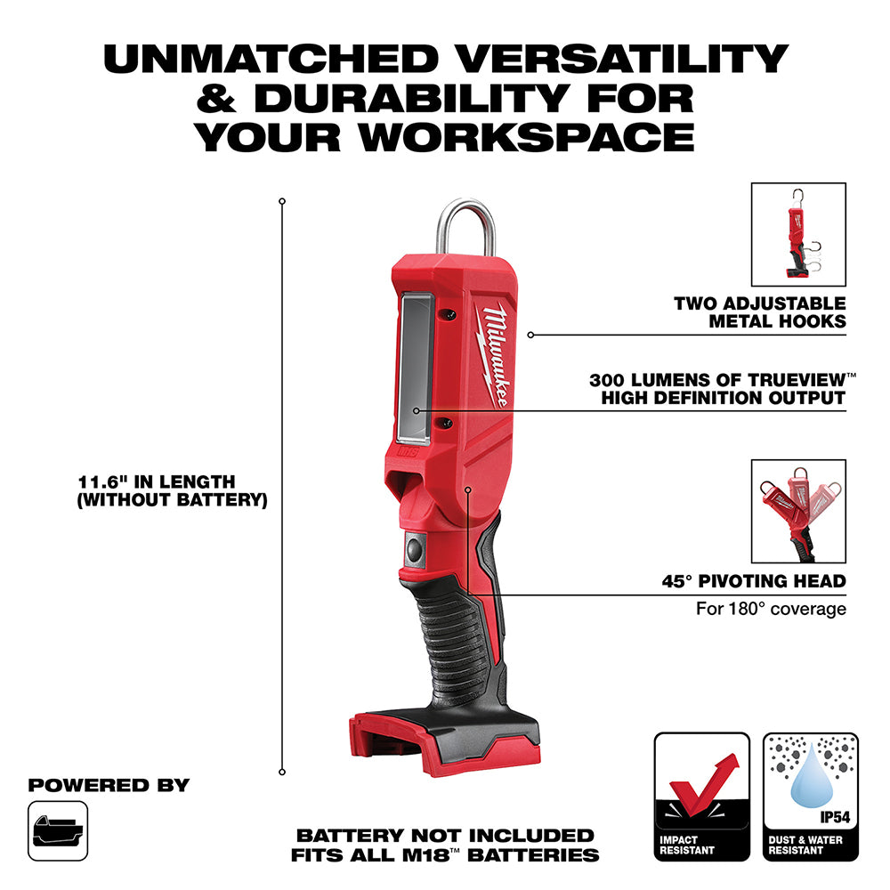 Milwaukee, Milwaukee 2352-20 M18 18V Led Stick Light - Bare Tool