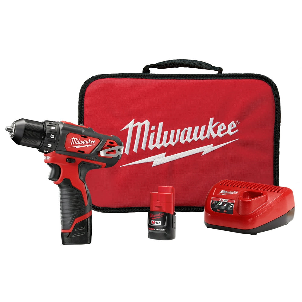 Milwaukee, Milwaukee 2407-22 M12 12V 3/8" Drill/Driver Kit