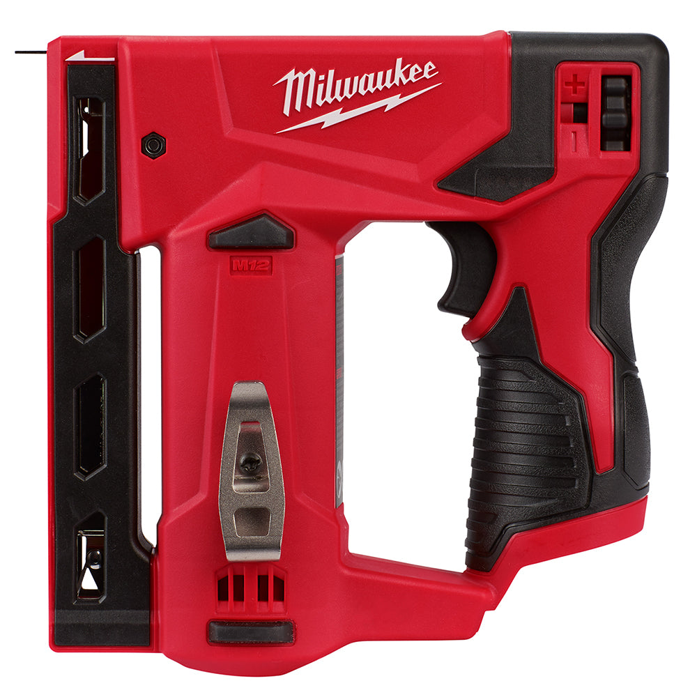 Milwaukee, Milwaukee 2447-20 M12 12V 3/8" Cordless Li-Ion Crown Stapler - Bare Tool