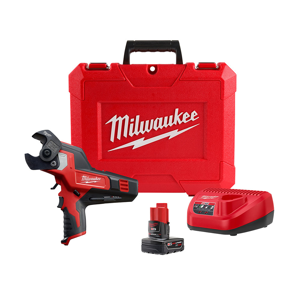 Milwaukee, Milwaukee 2472-21XC M12 12V 600 Mcm Cable Cutter Kit