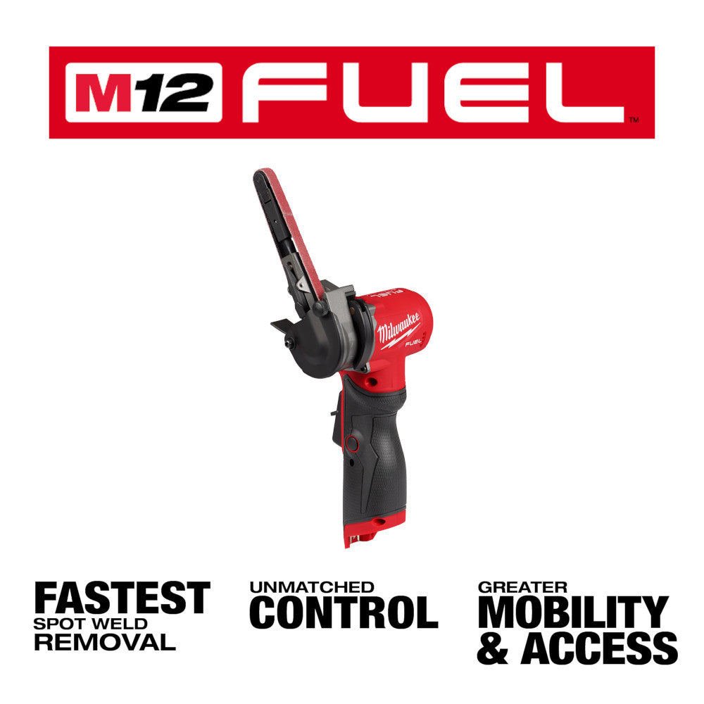 Milwaukee, Milwaukee 2483-20 12V FUEL M12 3/8" X 13" Cordless Bandfile - Bare Tool