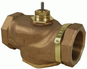 Schneider Electric, VB-7223-0-4-11    | Venta, Globe Valve, 2 in, 2-way, straight threaded NPT, stem up closed, brass trim, 40 Cv  |   Schneider Electric